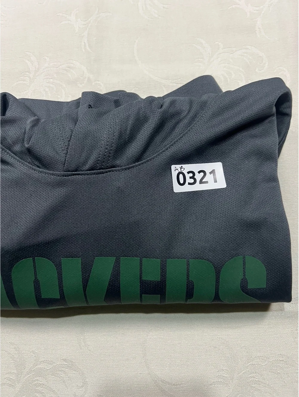 Nike Mens Coaches Sideline Lightweight Hoodie Gray Green Size Small